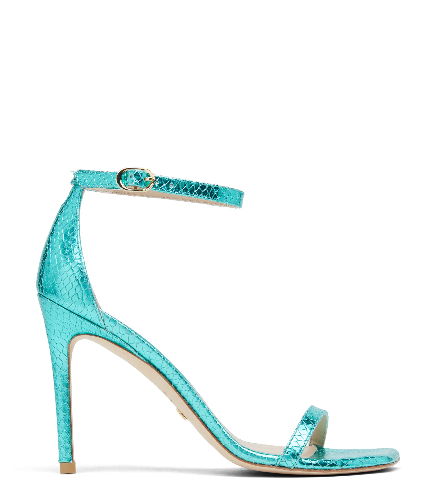 NUDISTCURVE 100 SANDAL, Last chance, , MINI SERPENT IMPRIMÉ - Stuart Weitzman - Modalova