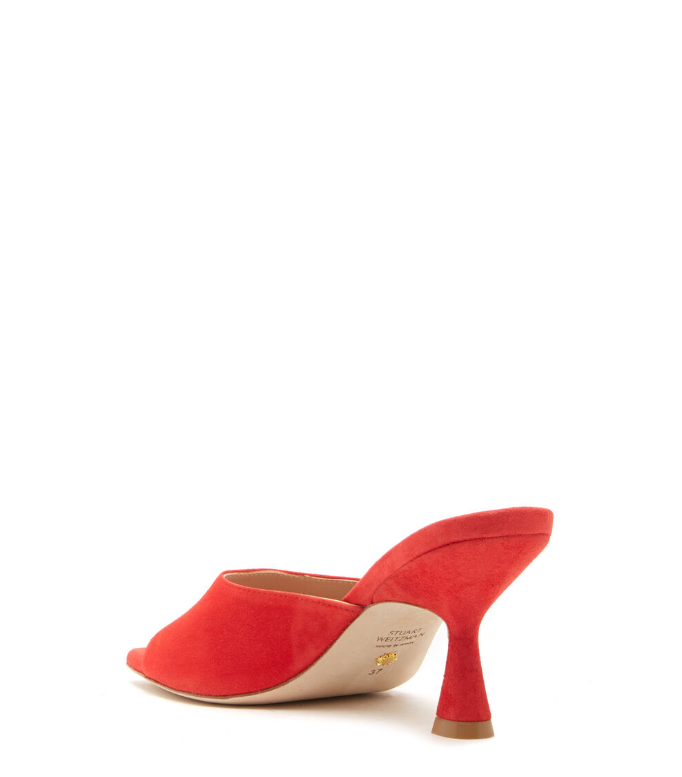 Stuart Weitzman TIA 75 SANDAL CORAL S6974SUECRL
