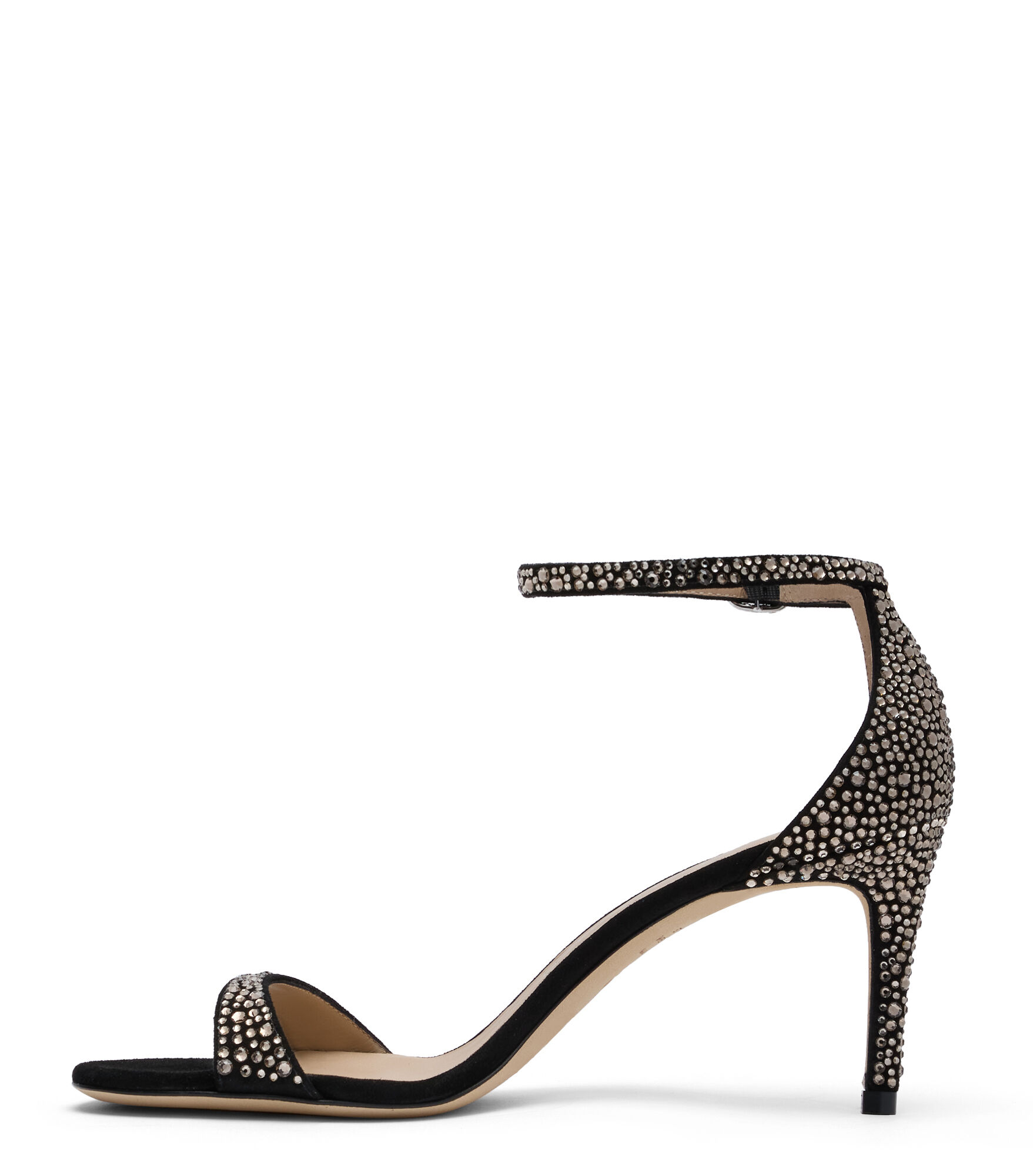 NUDIST SHINE 75 SANDAL in JET HEMATITE/BLACK for Women
