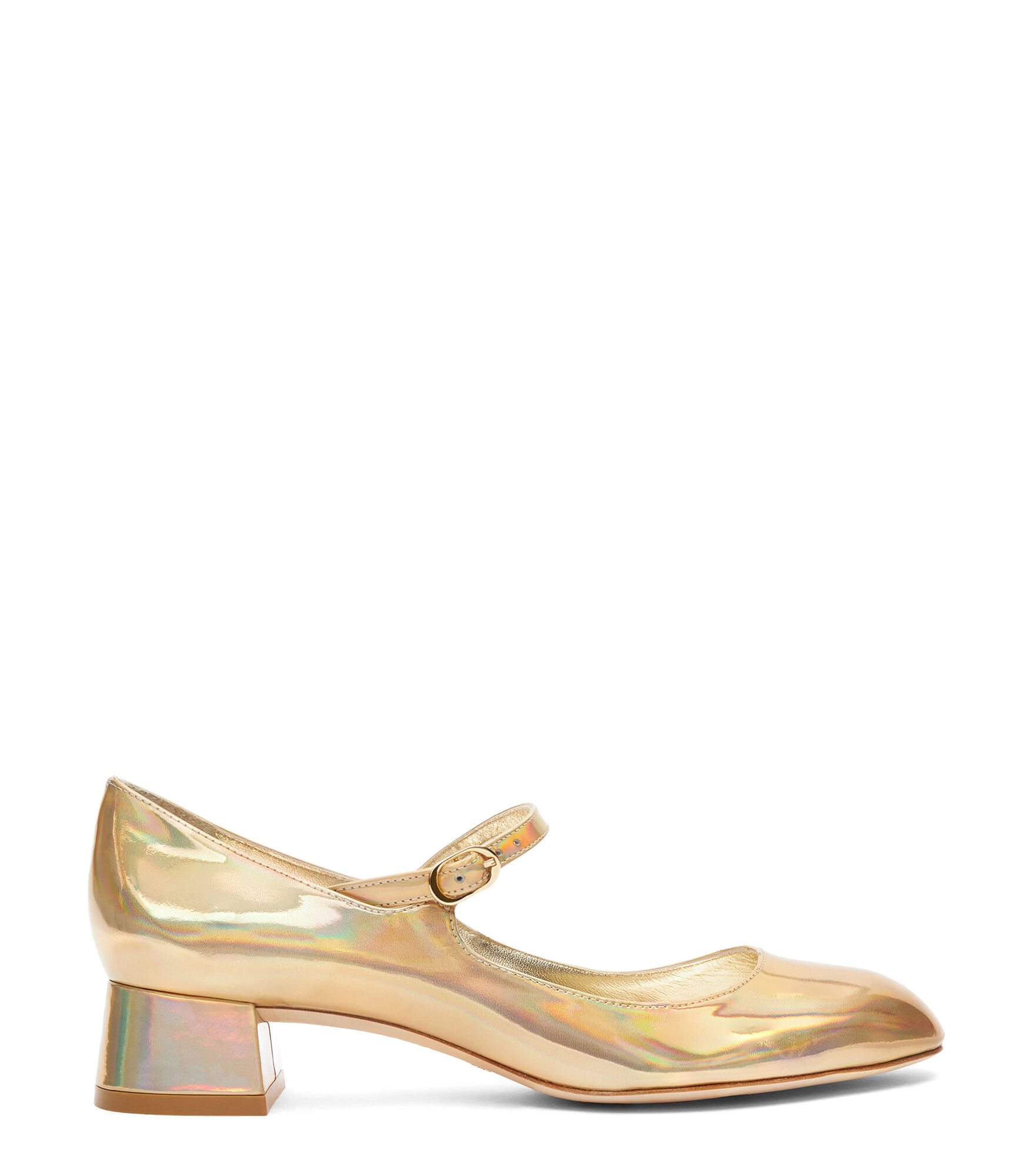 VIVIENNE 35 MARY JANE in PLATINO for Women Stuart Weitzman