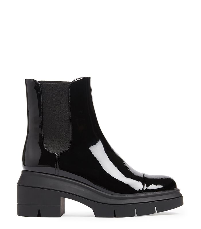 stuart weitzman women's norah block heel platform chelsea boots