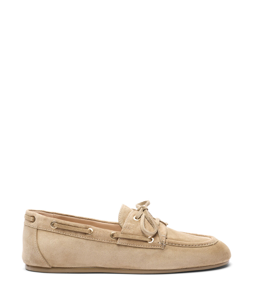 Stuart Weitzman TINSLEY MOCCASIN GOLDEN OLIVE SK691SPDVC5