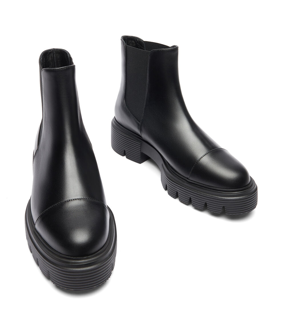 Stuart Weitzman NOLITA CHELSEA BOOTIE NOIR SH279SMOBLK