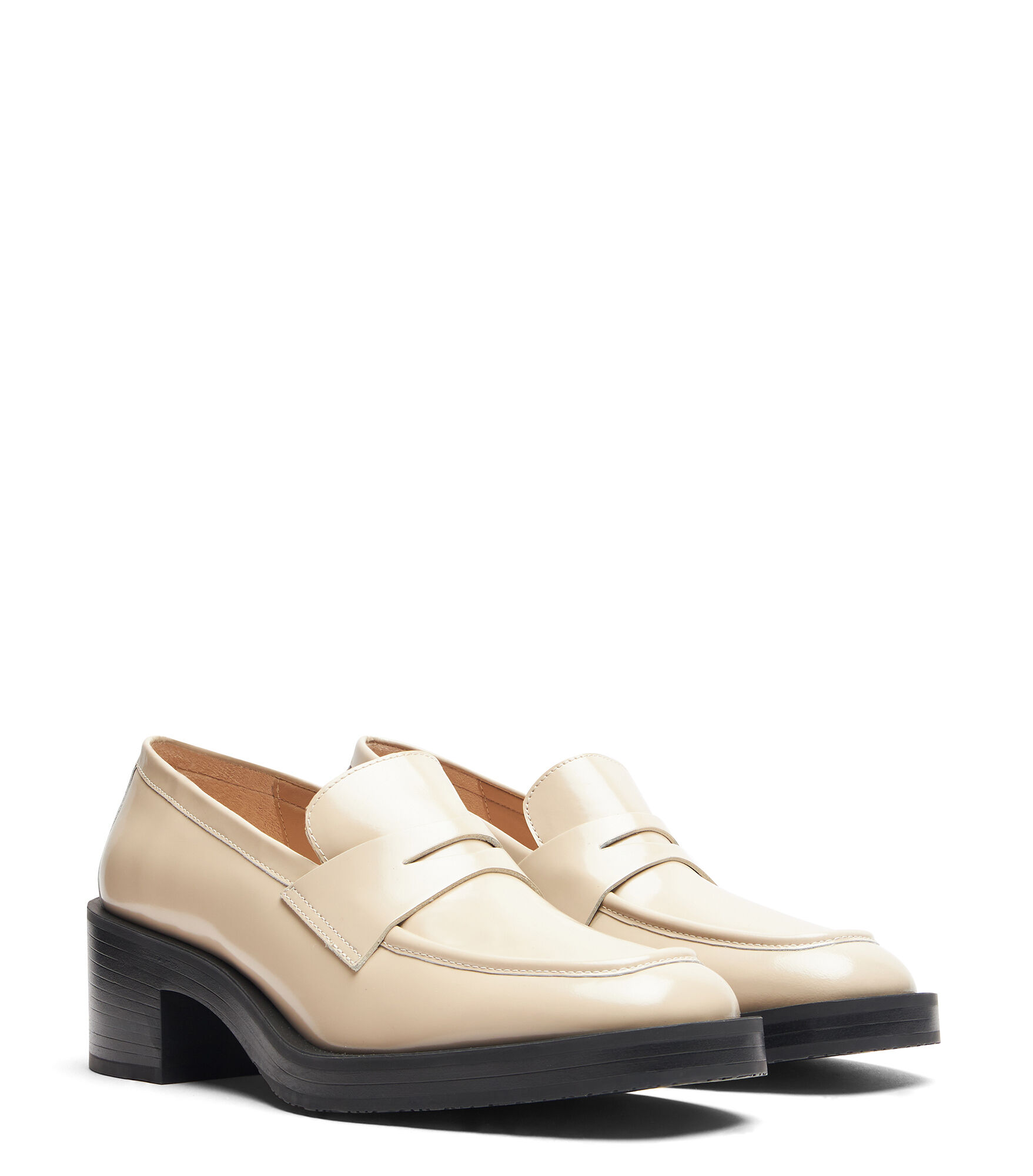 Dune platform loafers discount