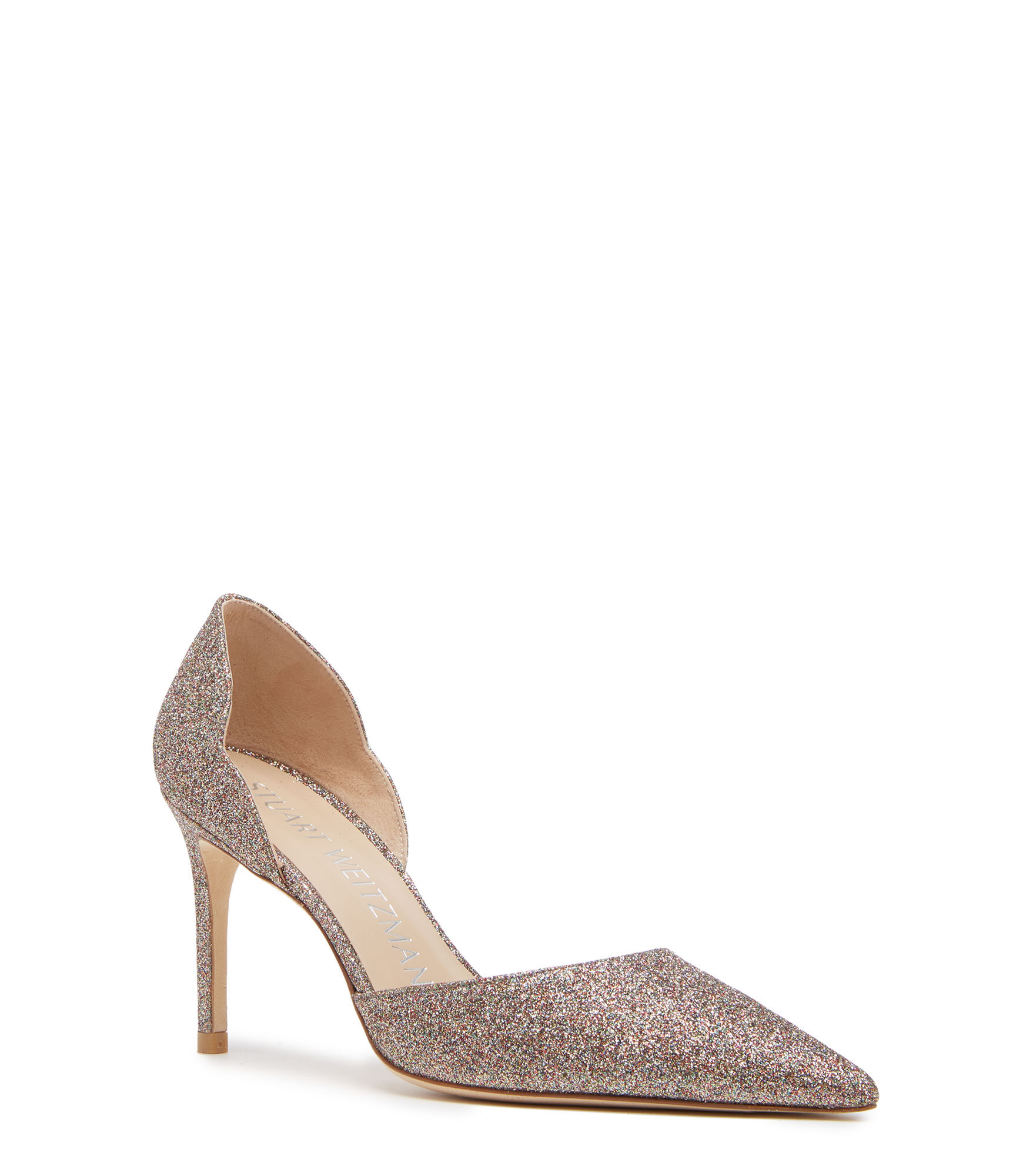 Stuart weitzman glitter pump shop