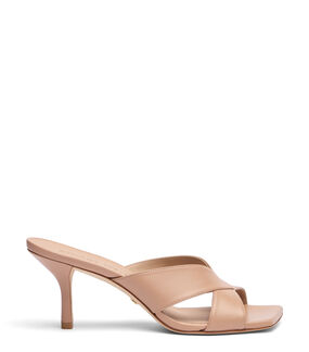 Stuart Weitzman CARMEN 75 SLIDE ADOBE SH033LARAJM