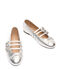 Stuart Weitzman CELESTE MJ BALLET SILVER SL561LIDSLV