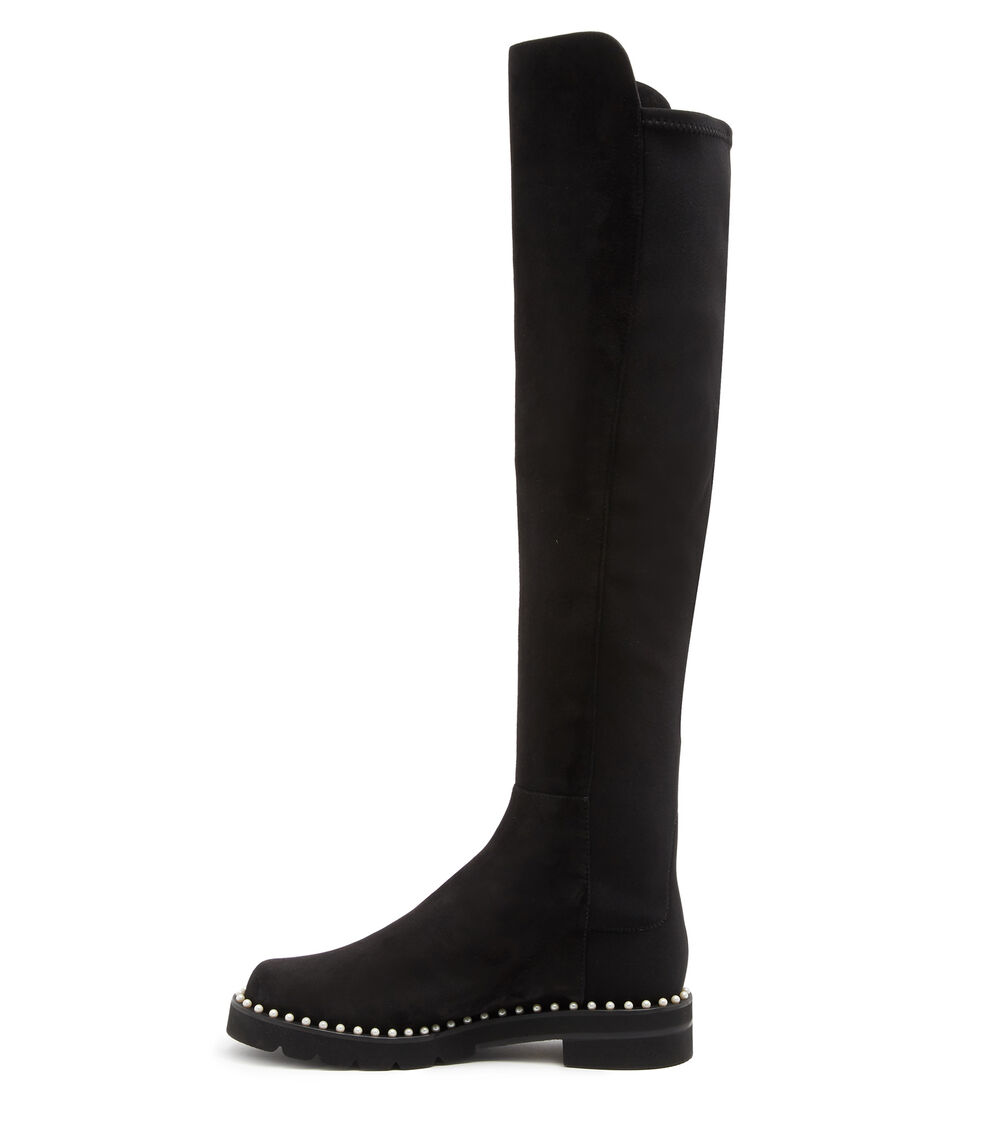 Stuart Weitzman 5050 LIFT PEARL BLACK S6729SRGBLK