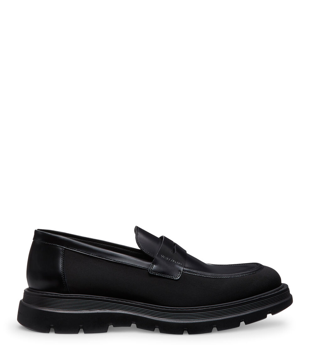 Stuart Weitzman SW CLUB LA PENNY LOAFER BLACK SI145BRRBLK
