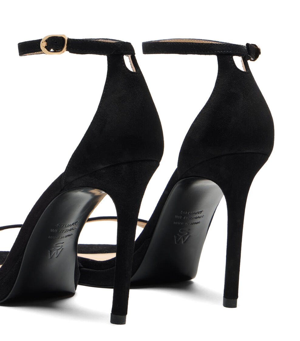Stuart Weitzman NUDIST PLATFORM BLACK SM253SUEBLK