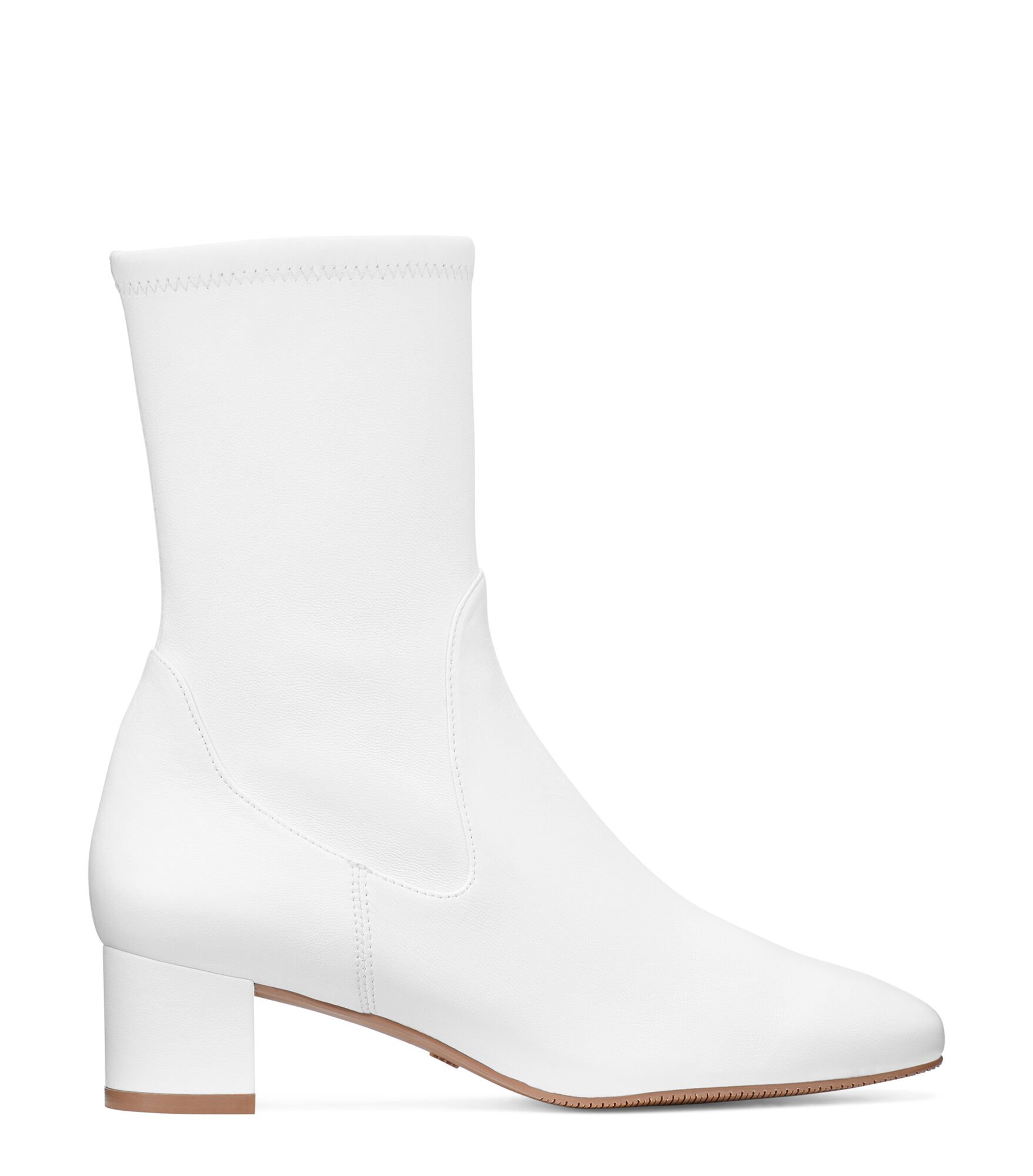 Stuart weitzman white boots clearance