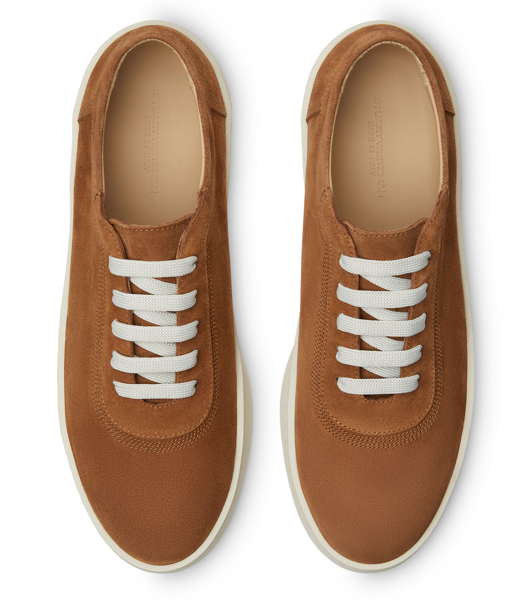Stuart weitzman suede sneakers 2025