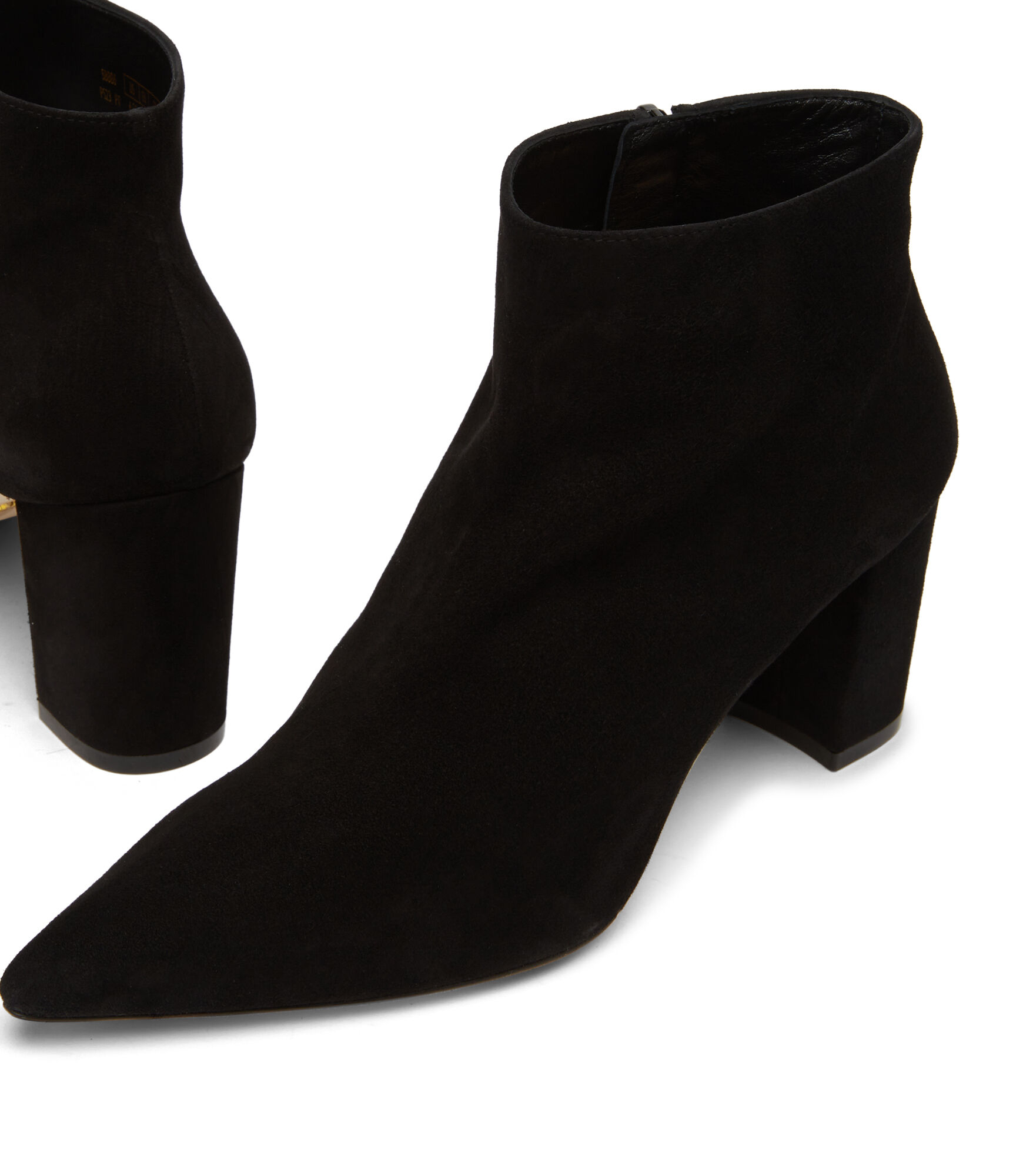 Stuart weitzman black suede ankle boots top