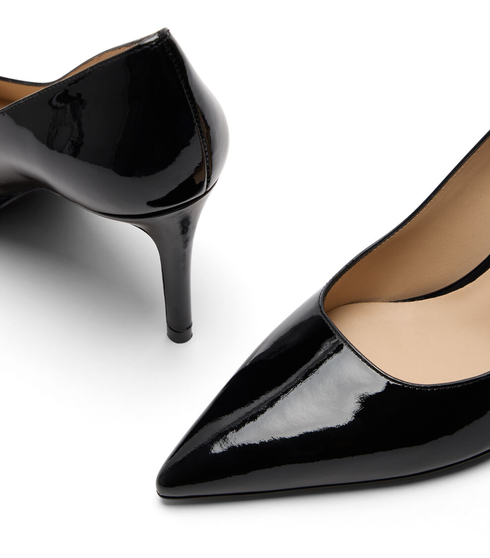 Stuart Weitzman STUART POWER 75 BLACK SK329PATBLK