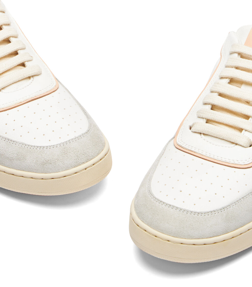 Stuart Weitzman SW DERBY HELL GRAU/WEIß/ROS SI016SNPWYT