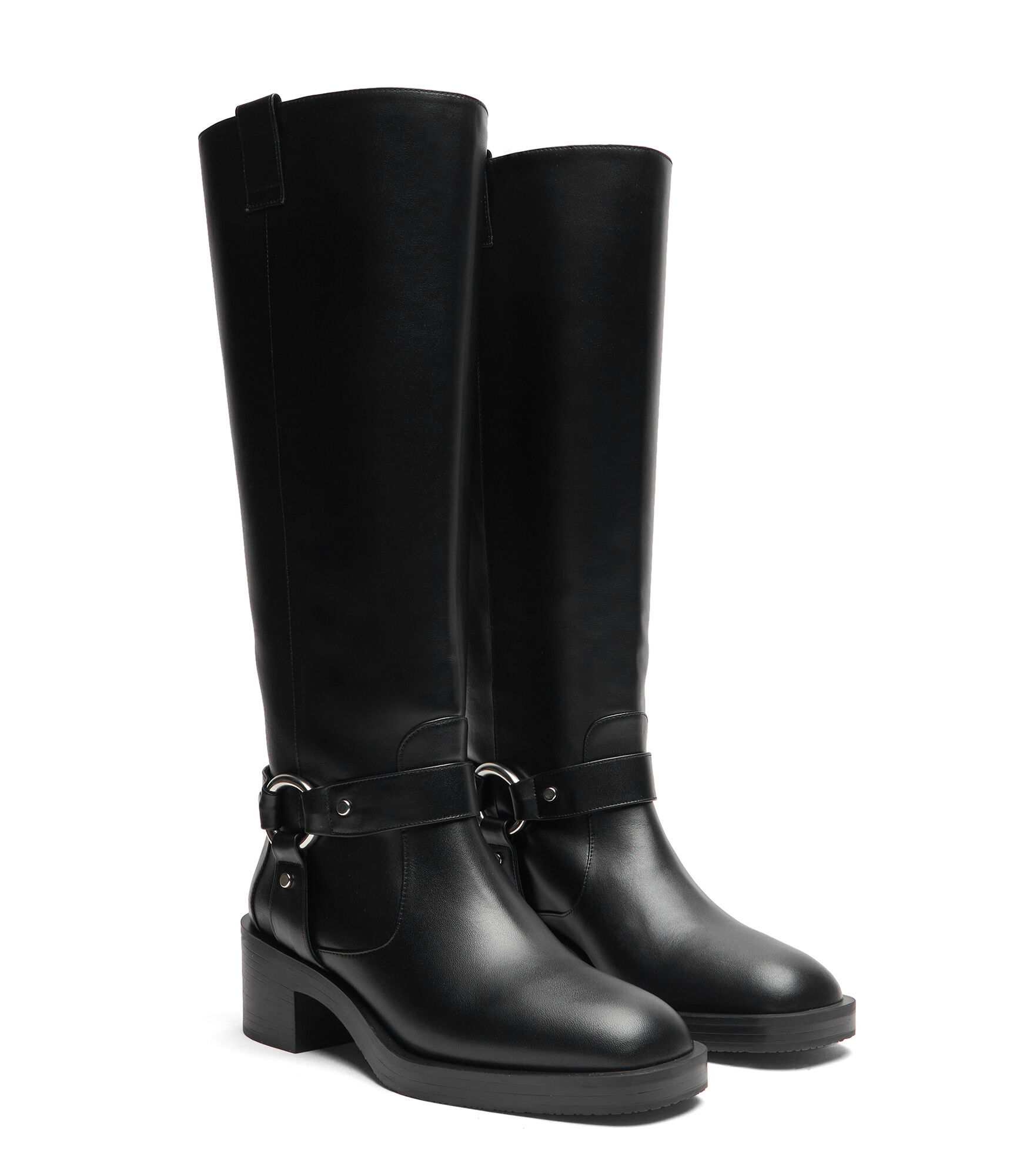 JAX KNEE HIGH BOOT in BLACK for Women Stuart Weitzman UK