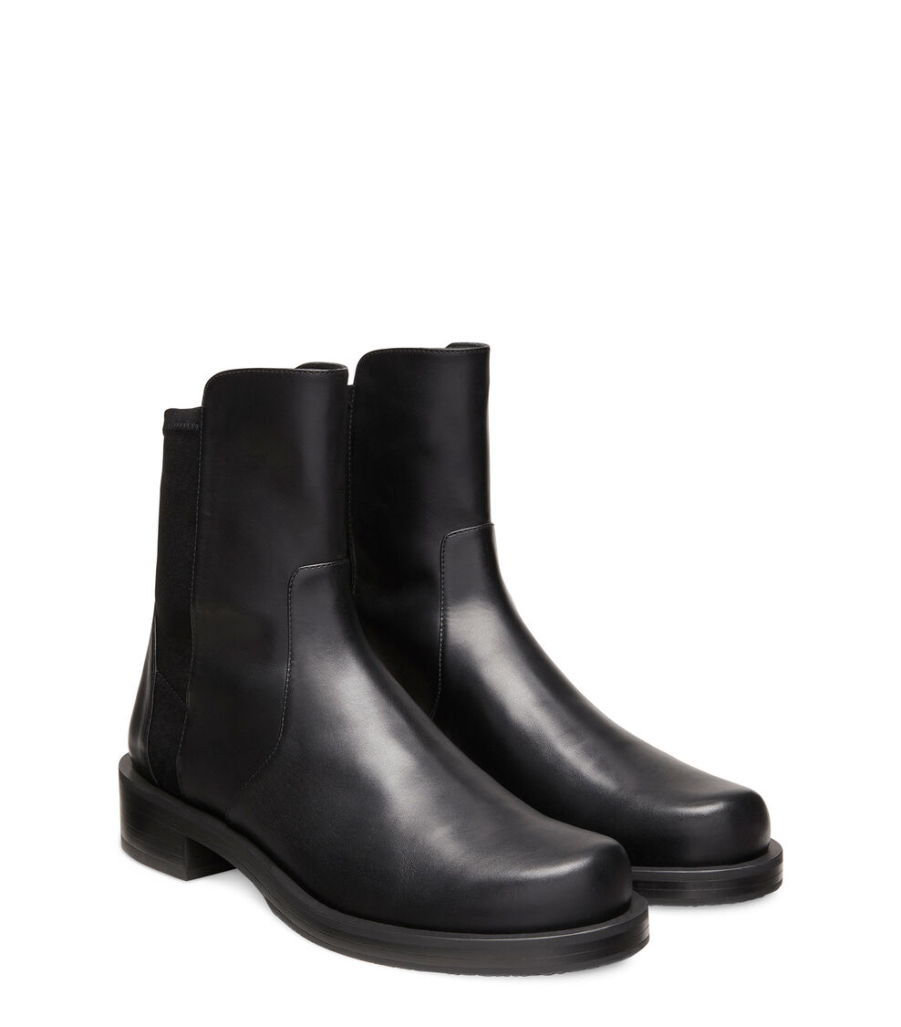 Stuart Weitzman 5050 BOLD BOOTIE BLACK SG103CAFBLK