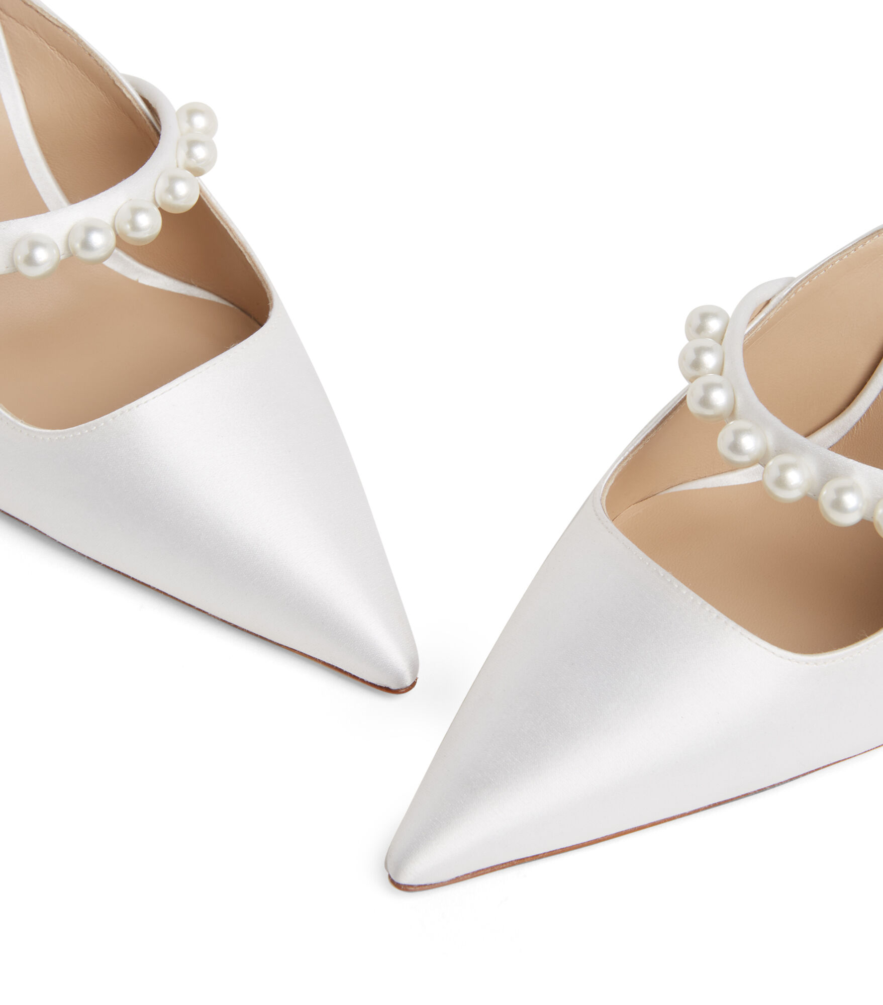 Stuart weitzman shoes with on sale pearls