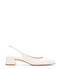 Stuart Weitzman VIVIENNE 35 SLINGBACK CREAM SG829LARCRM