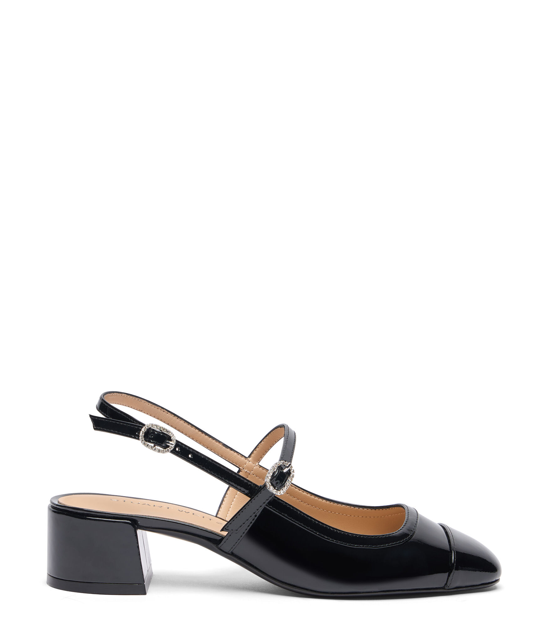 MAEVE CRYSTAL MARY JANE SLINGBACK, SLINGBACK, , PATENT - Stuart Weitzman - Modalova