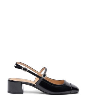 Stuart Weitzman MAEVE CRYSTAL MARY JANE SLINGBACK Stuart Weitzman MAEVE CRYSTAL MARY JANE SLINGBACK BLACK SK661PATBLK