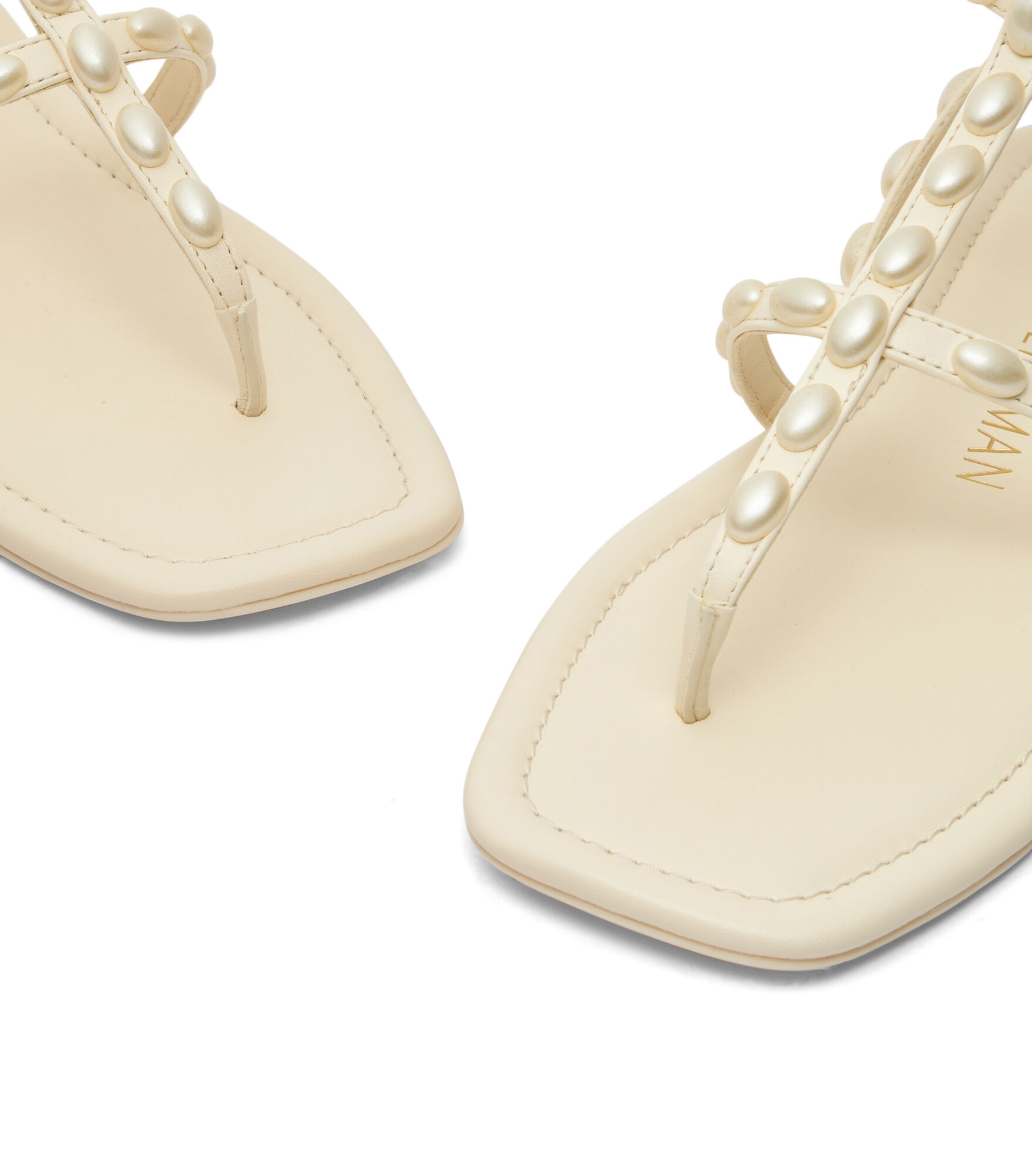 サンダル・ミュール Stuart Weitzman PEARLITA - Sandal with pearls (SH541 PY1) Stuart Weitzman PEARLITA - Sandal with pearls (SH541 PY1