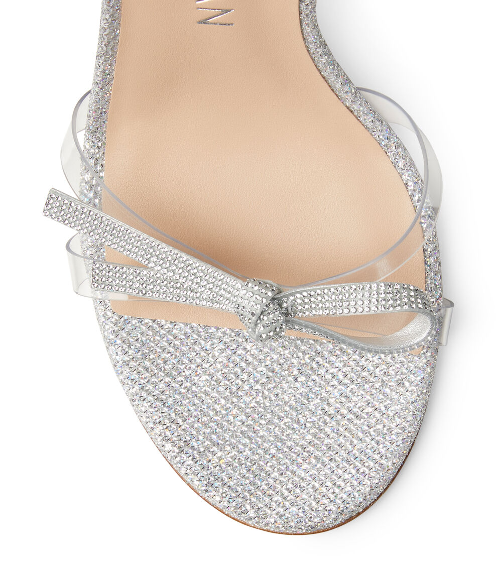 Stuart Weitzman SW BOW 100 SLIDE CRISTALLO SB585PVNUK8