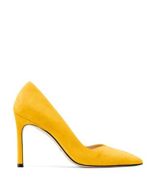 Stuart weitzman anny suede sale pumps