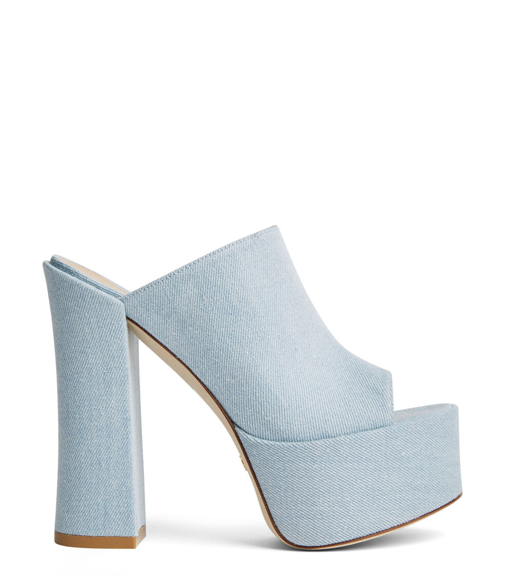 Stuart Weitzman SKYHIGH 145 PLATFORM SLIDE LIGHT SE153VDMVL5