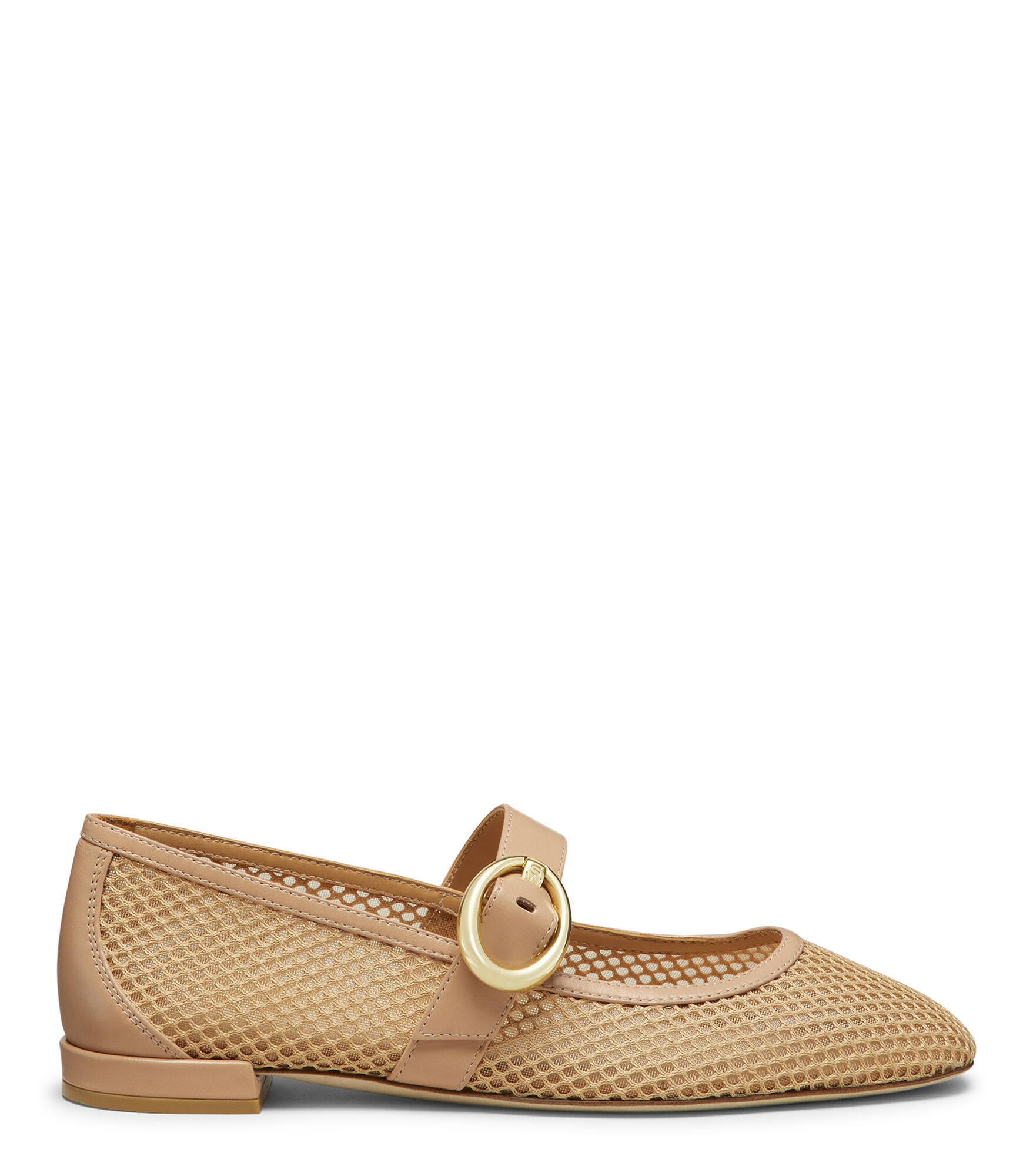 ARABELLA MARY JANE, CHAUSSURES PLATES ET MOCASSINS, , NEW OPEN MESH/LACQUERED NAPPA - Stuart Weitzman - Modalova