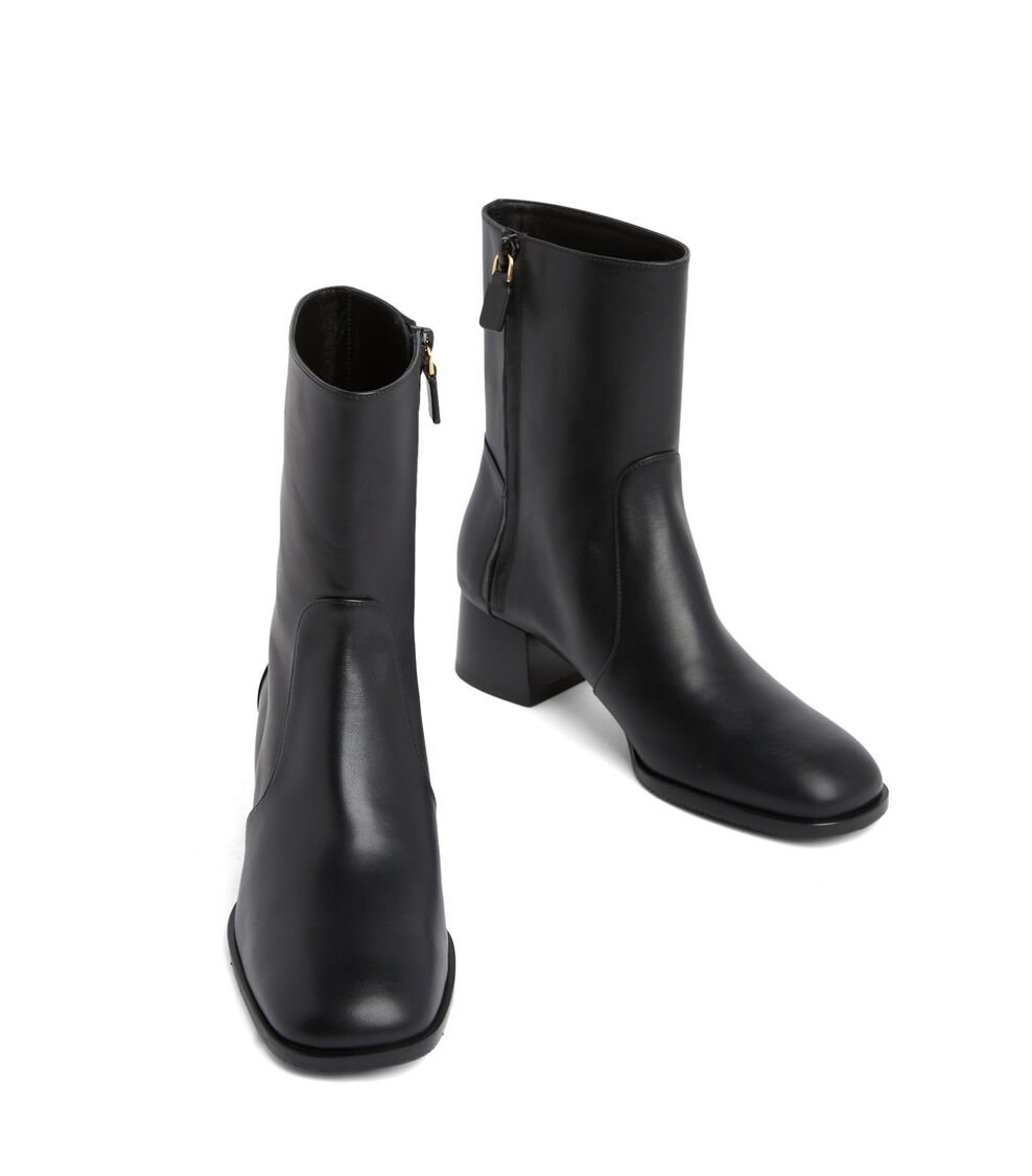 Stuart Weitzman NOLA ZIP BOOTIE NERO SG134SLABLK