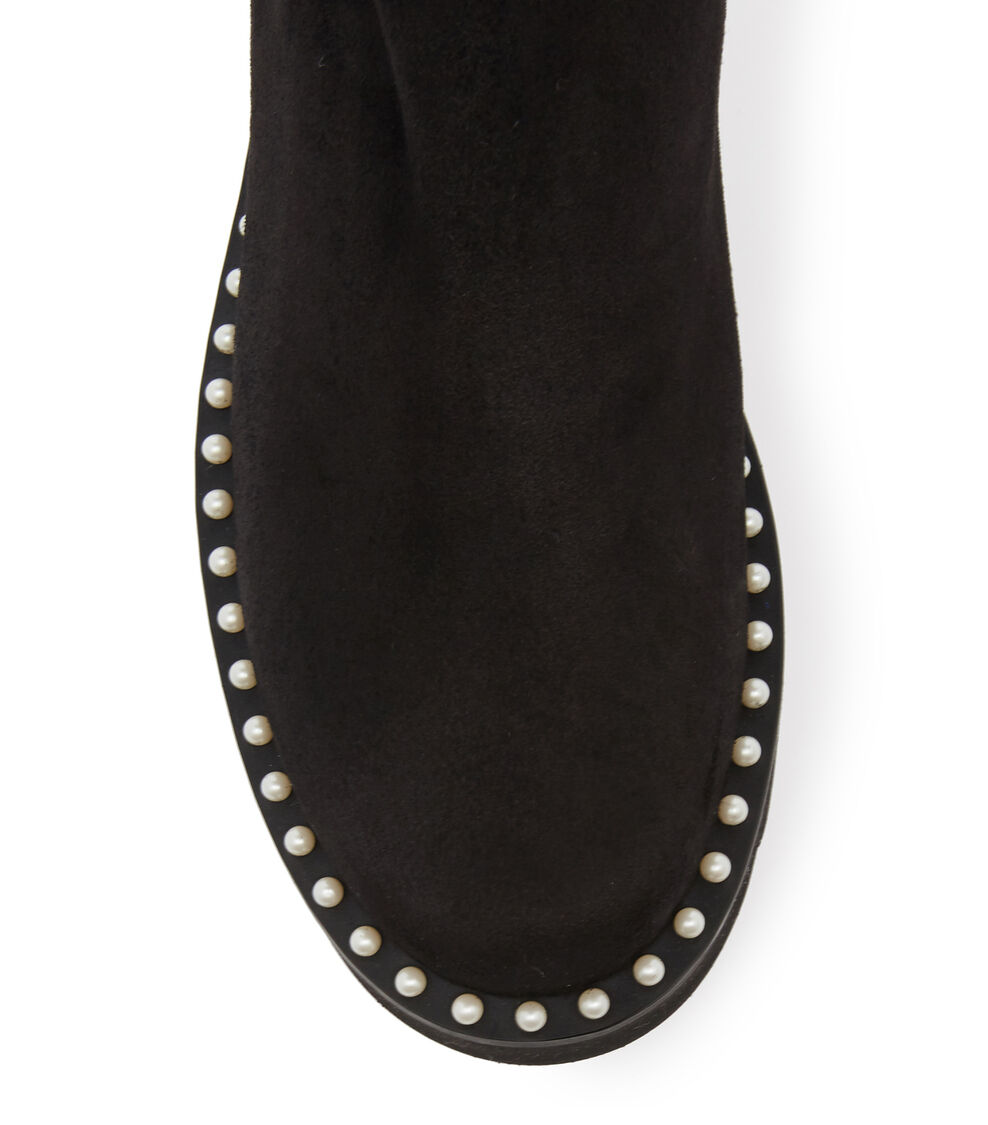 Stuart Weitzman 5050 LIFT PEARL BLACK S6729SRGBLK