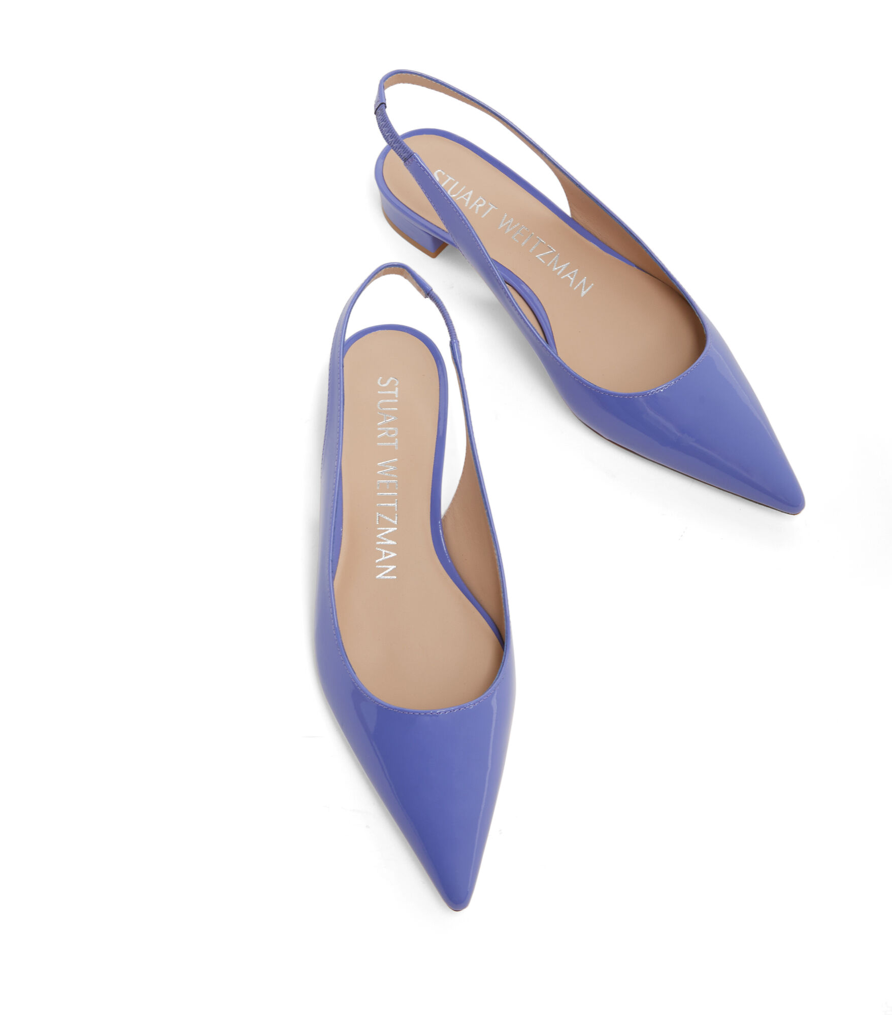 Stuart weitzman top blue suede shoes