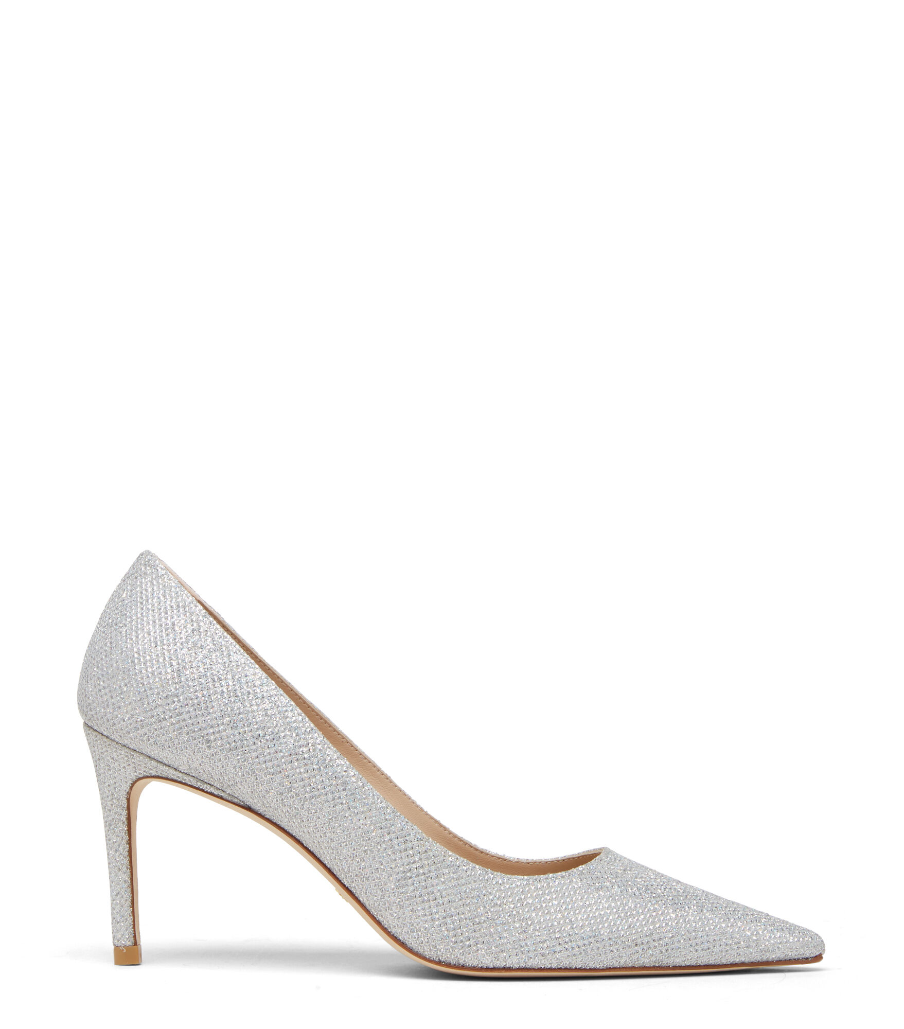 Silver glitter pumps 2025
