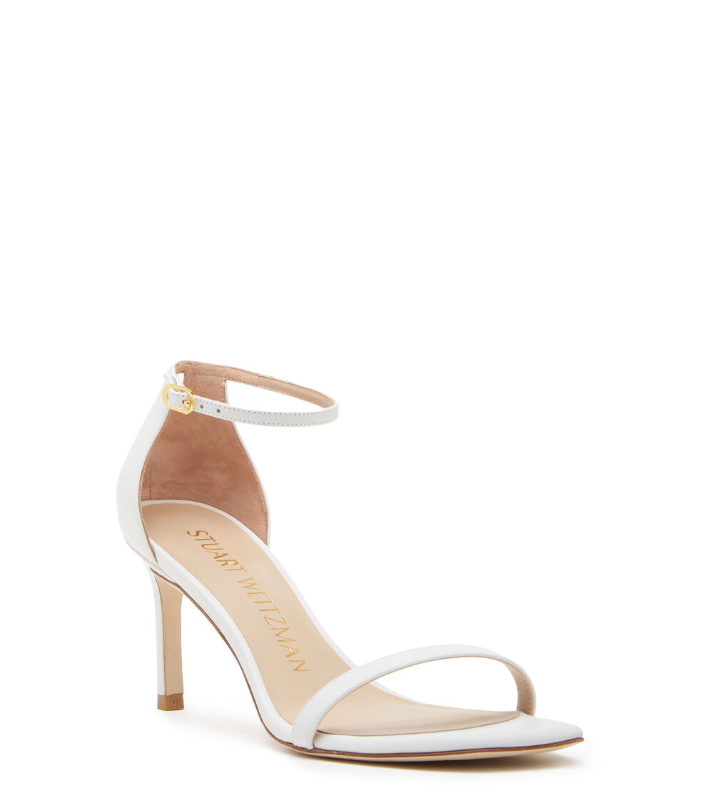 Stuart Weitzman AMELINA 75 WHITE S1557SMOWHT