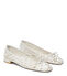 Stuart Weitzman ARABELLA BALLET FLAT WHITE SK226GADWHT