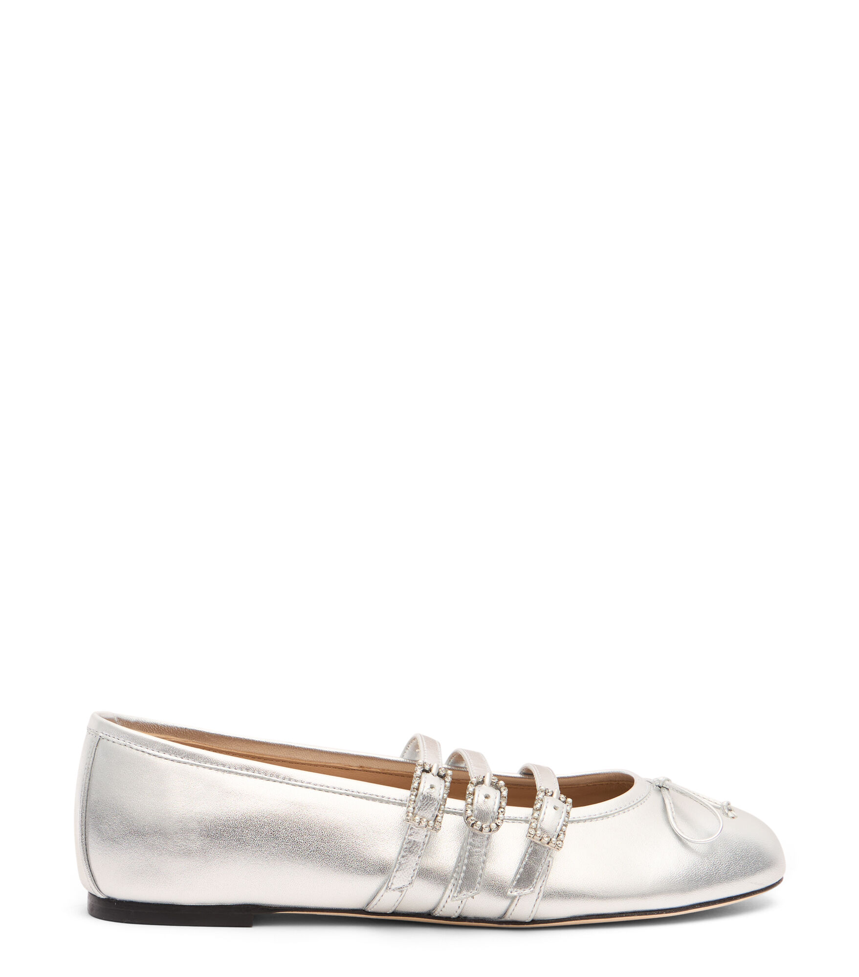 CELESTE MJ BALLET, CHAUSSURES PLATES ET MOCASSINS, , LIQUID METALLIC - Stuart Weitzman - Modalova