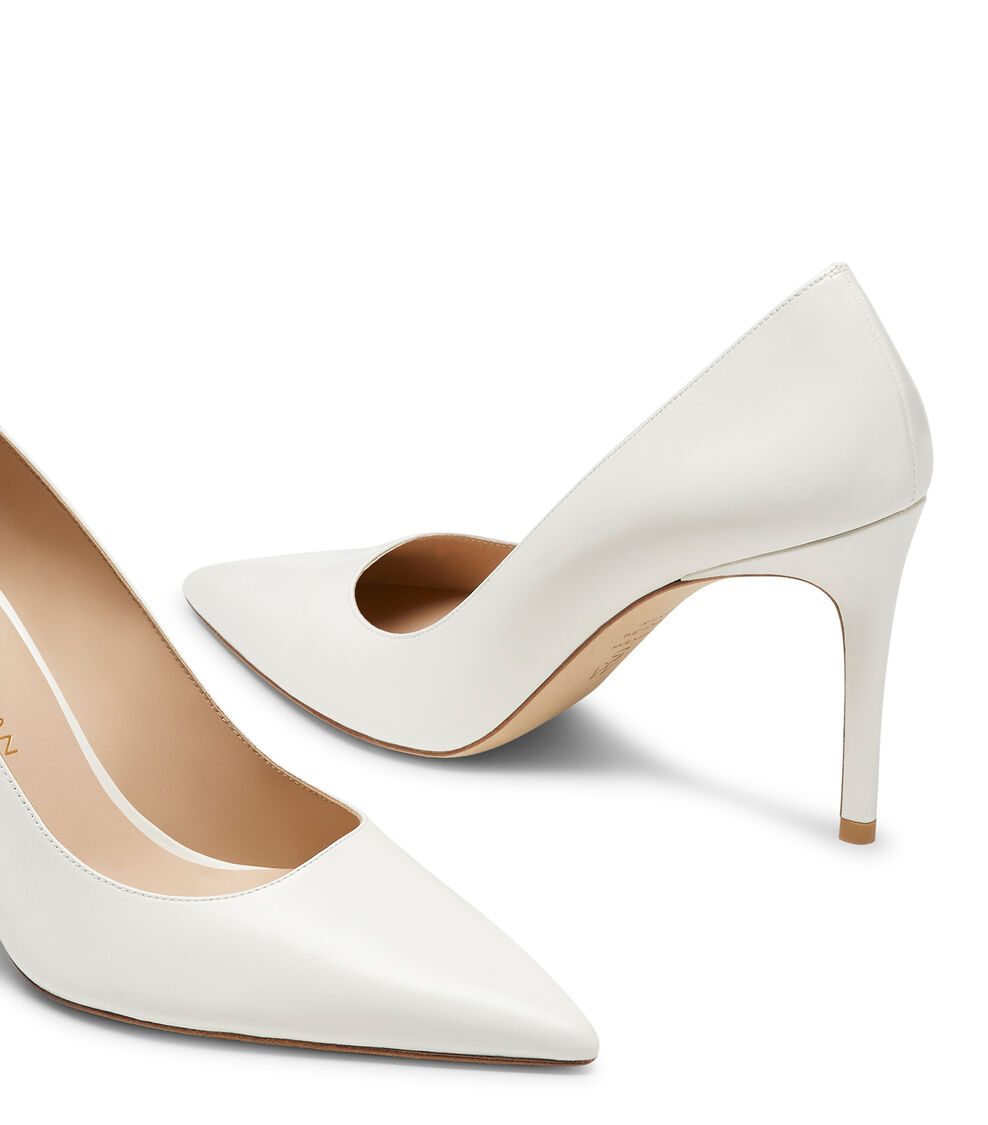 Stuart Weitzman STUART POWER 85 CREAM SK303SMOCRM