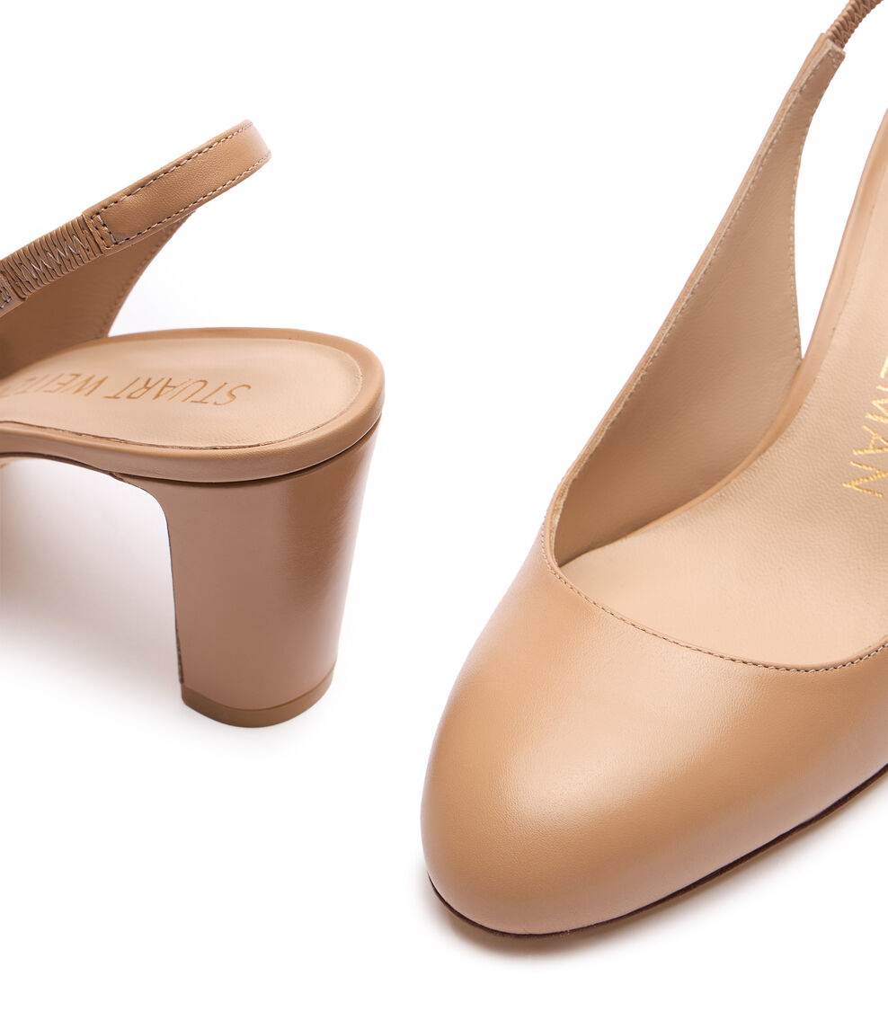 Stuart Weitzman VIDA 75 SLINGBACK ADOBE SG866SMOAJM