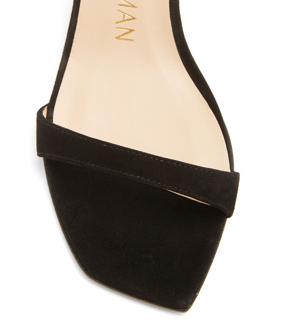 Stuart Weitzman NUDISTCURVE 50 WEDGE BLACK SA558SUEBLK