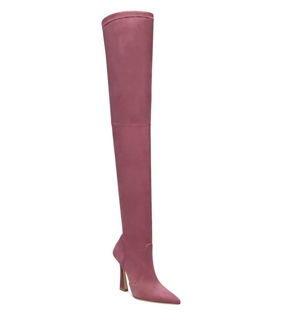 Stuart Weitzman ULTRAVINNIE BOOT 100 DUSTY BERRY SM574SUSYGT