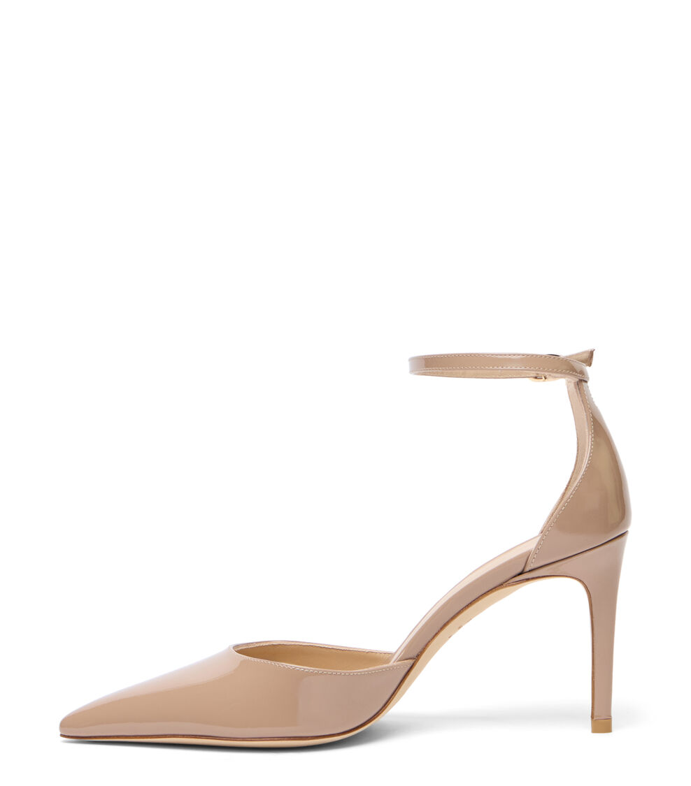 Stuart Weitzman STUART POWER STRAP 85 FAWN SM491PATFWN