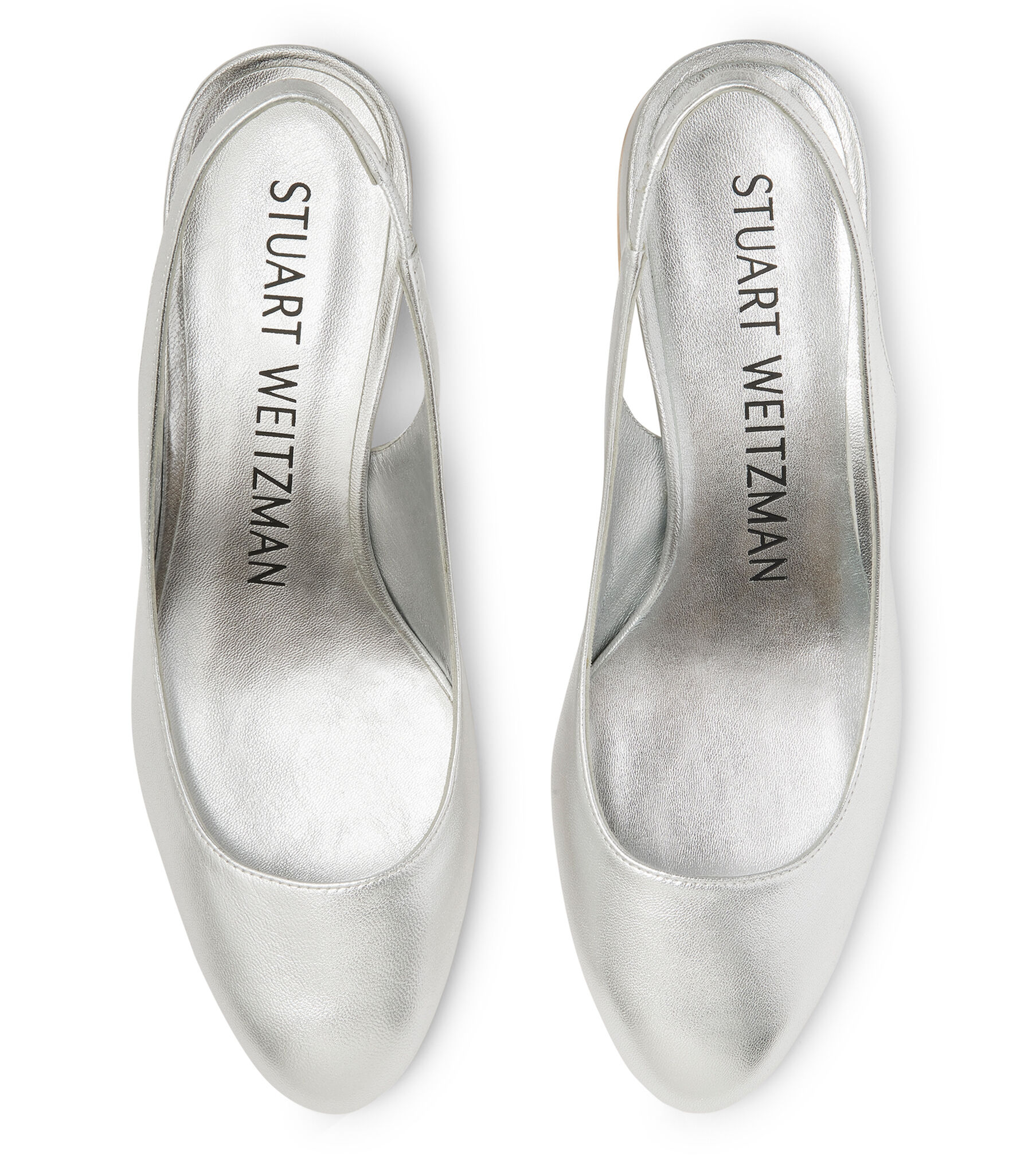 VIVIENNE 35 SLINGBACK in SILVER for Women Stuart Weitzman UK