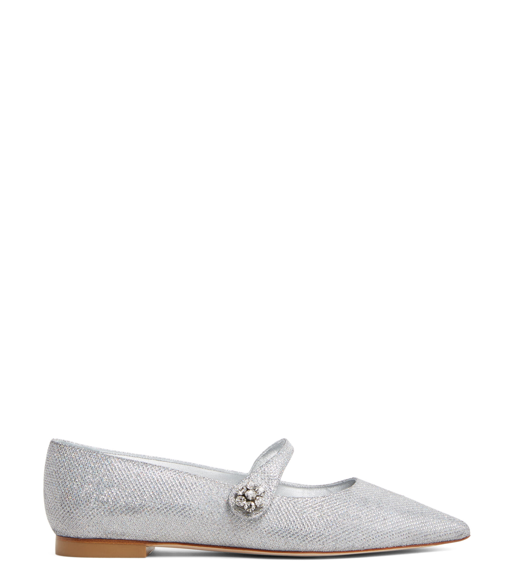 CRYSTAL FLEUR MARY JANE FLAT in CRYSTAL for Women Stuart