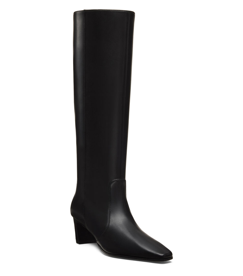 Stuart Weitzman STASSI BOOT 50 BLACK SM504DSNBLK