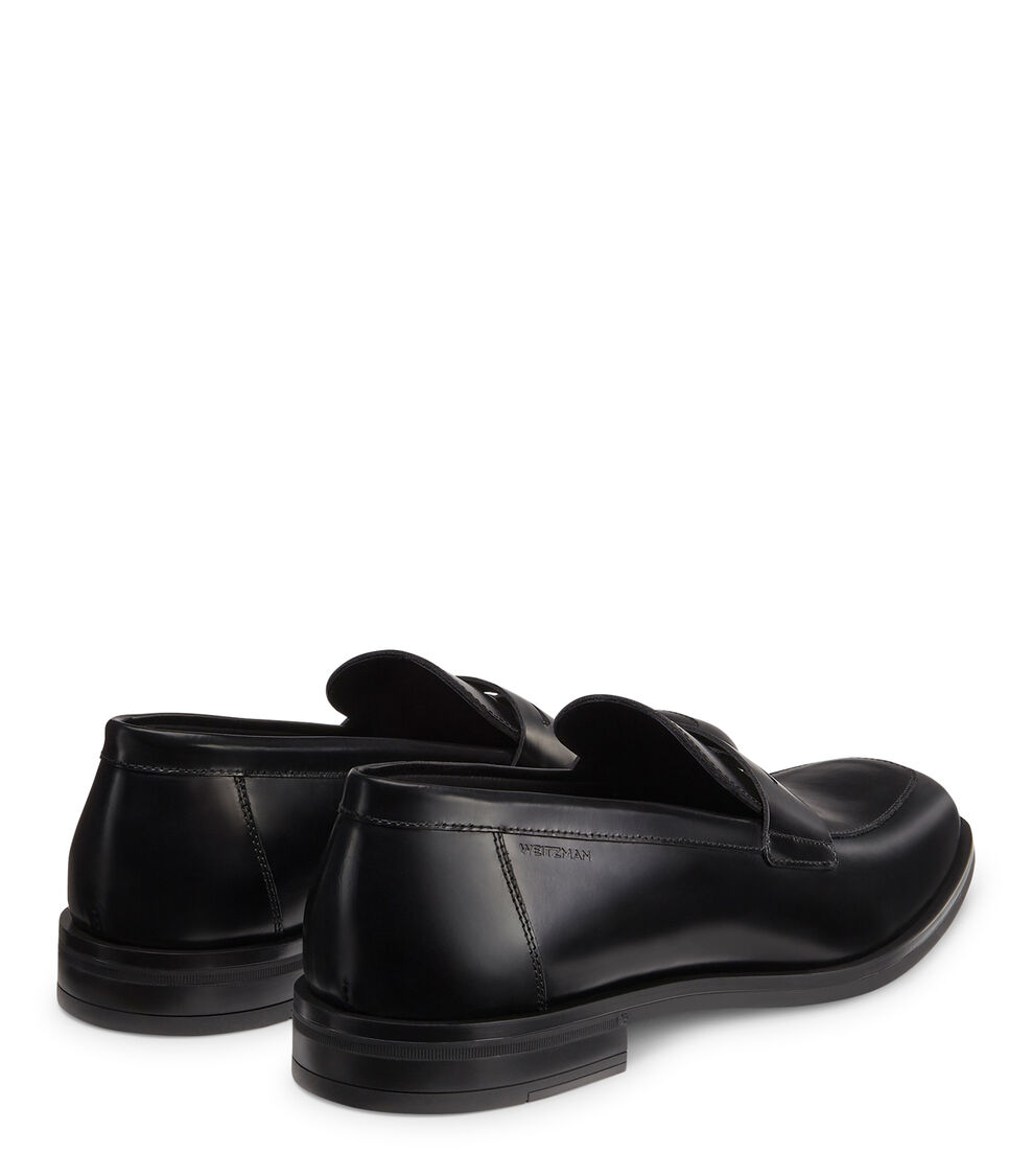 Stuart Weitzman SW CLUB CLASSIC PENNY LOAFER BLACK SI148BRCBLK