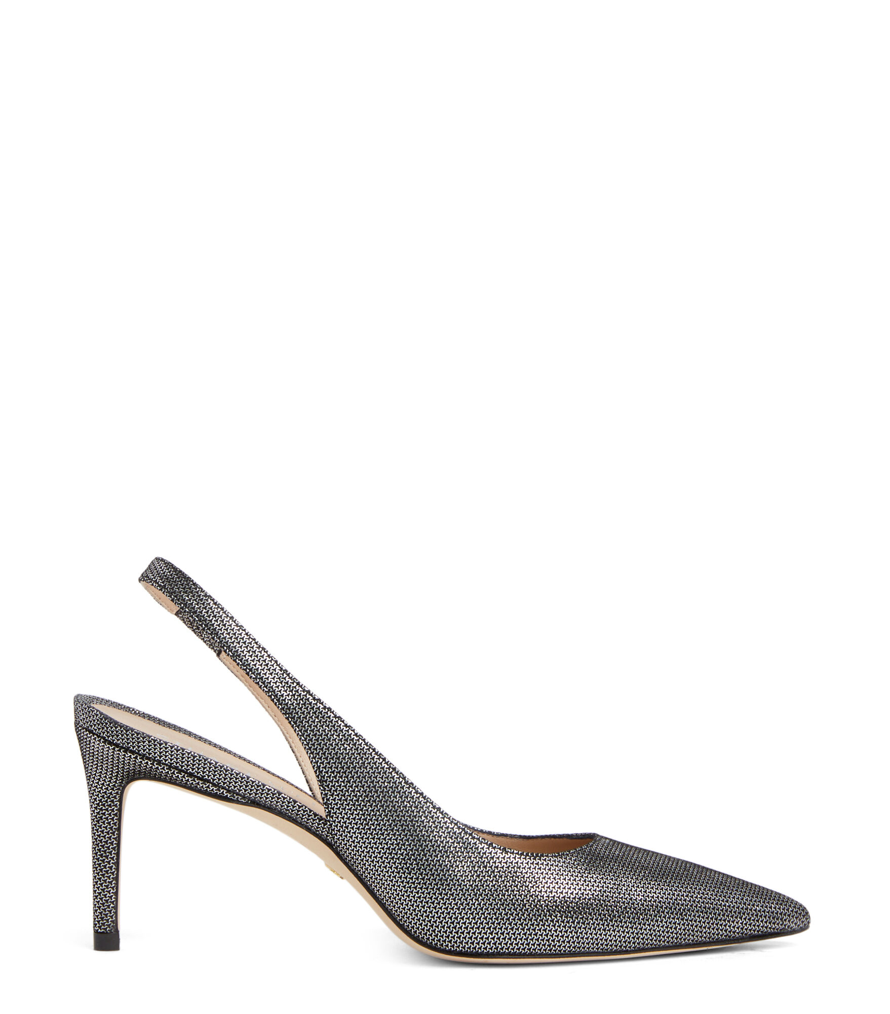 STUART 75 SLINGBACK PUMP in STEEL for Women Stuart Weitzman