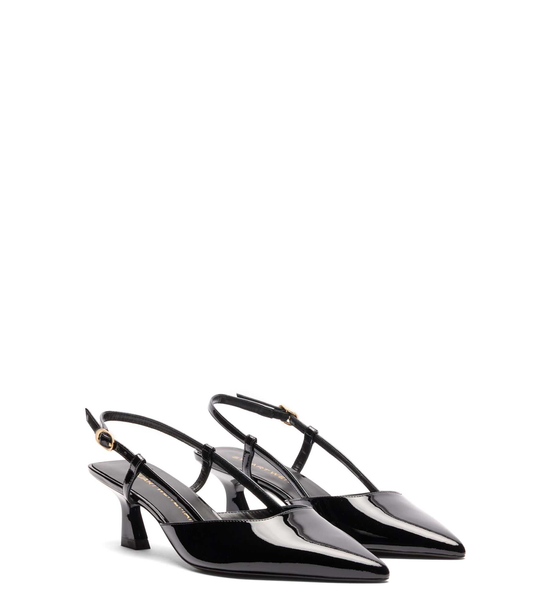 VINNIE 50 SLINGBACK in BLACK for Women | Stuart Weitzman®