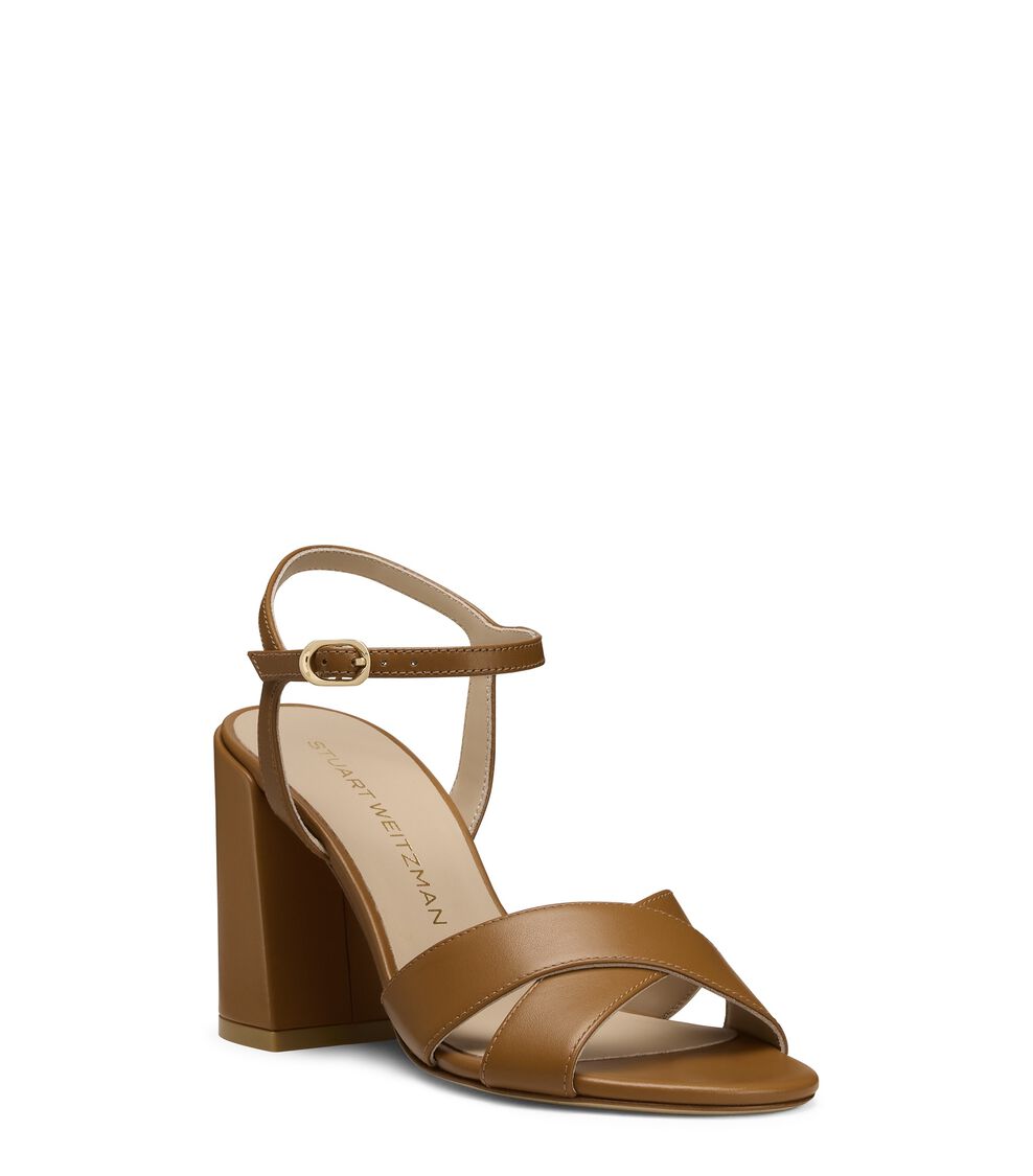 Stuart Weitzman ALYSSA BLOCK 85 BOHO TAN SN791SMOYVY
