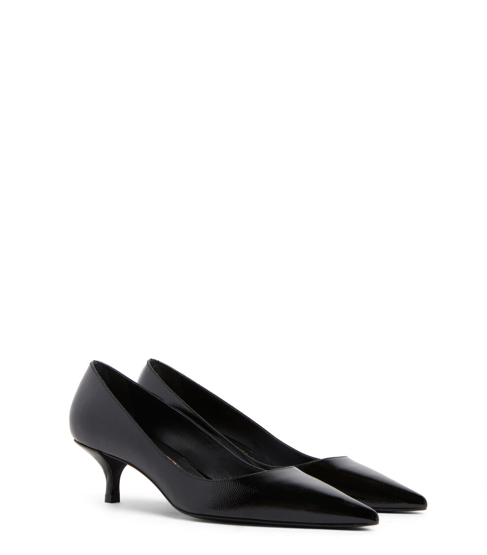 Stuart Weitzman STUART KITTEN PUMP BLACK SF441CATBLK